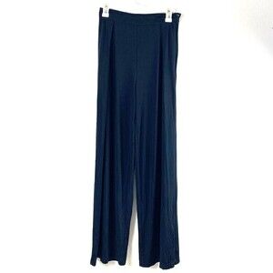 The Range High-rise wide leg soft slinky professional Pants Black Size M
